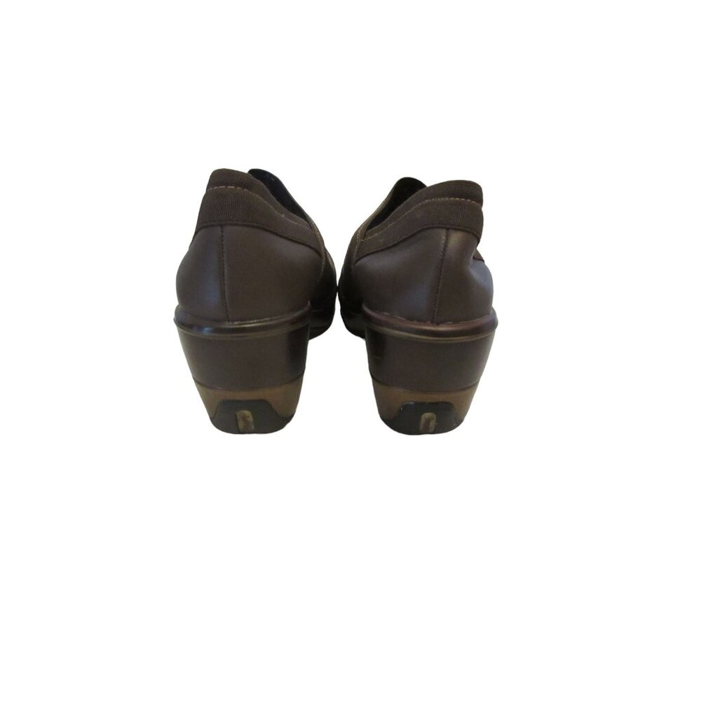 Great Pair of Jambu Sport Wedge Cali Brown Bootie Leather Shoes Sz 9M - Picture 7 of 11